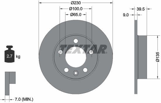 Brake Disc PRO 92082503