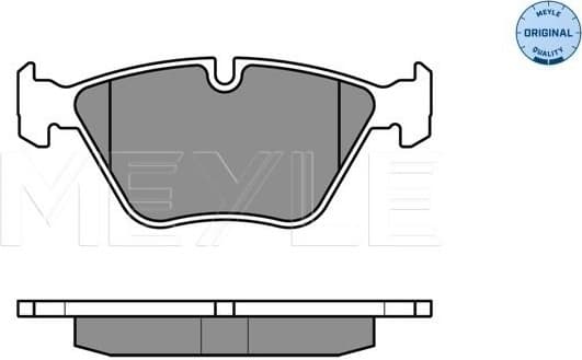 Brake Pad Set, disc brake MEYLE-ORIGINAL: True to OE. 025 240 9620