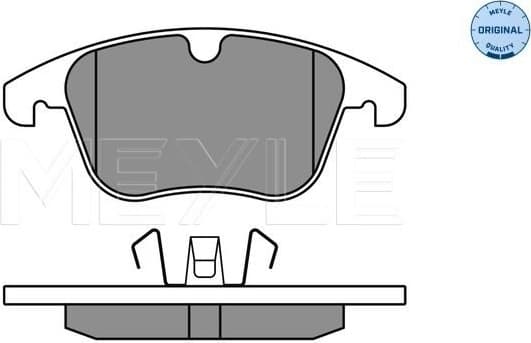 Brake Pad Set, disc brake MEYLE-ORIGINAL: True to OE. 025 241 2319 - image 2