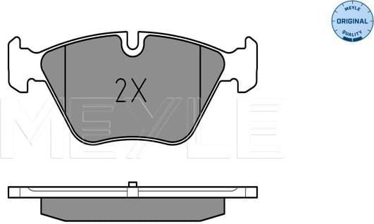 Brake Pad Set, disc brake MEYLE-ORIGINAL: True to OE. 025 246 9719 - image 2