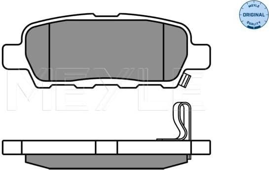 Brake Pad Set, disc brake MEYLE-ORIGINAL: True to OE. 025 238 7114/W - image 3
