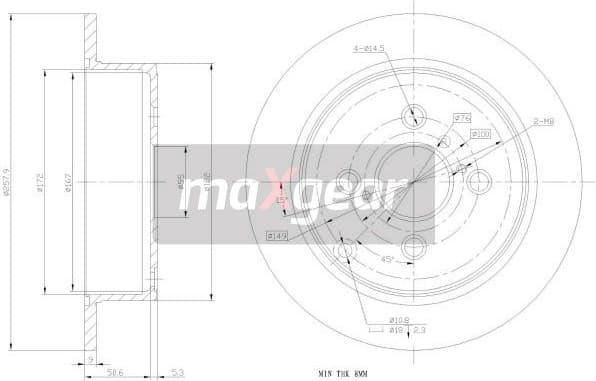 Brake Disc 19-0962 - image 2