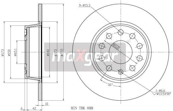 Brake Disc 19-2018