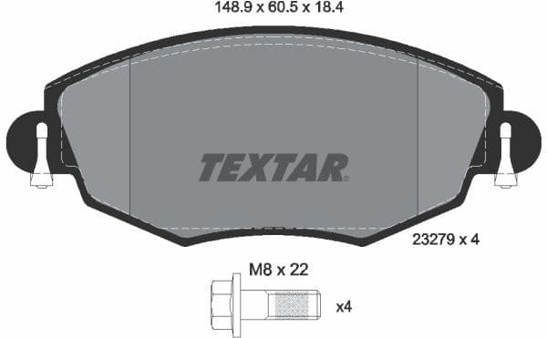 Brake Pad Set, disc brake Q+ 2327904