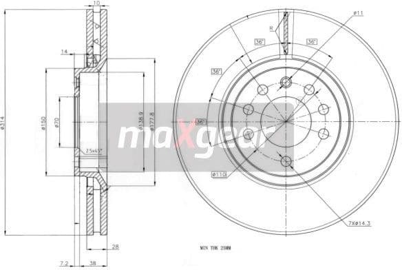 Brake Disc 19-1318