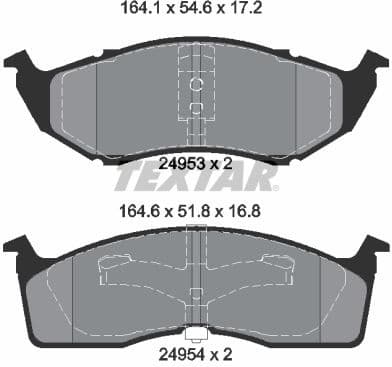 Brake Pad Set, disc brake Q+ 2495301