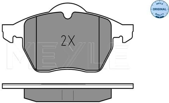 Brake Pad Set, disc brake MEYLE-ORIGINAL: True to OE. 025 218 2919 - image 2