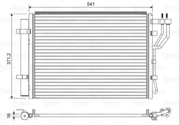 Condenser, air conditioning 822582