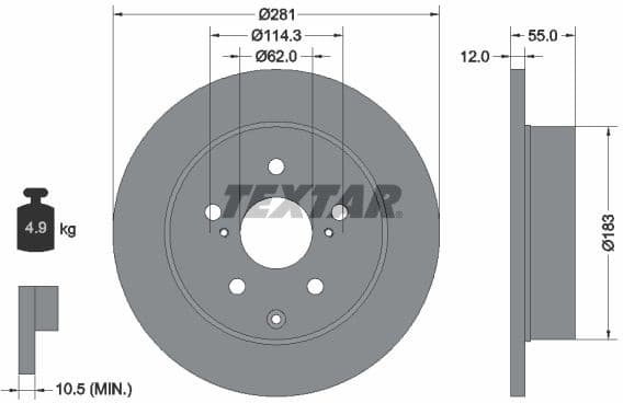 Brake Disc PRO 92162103