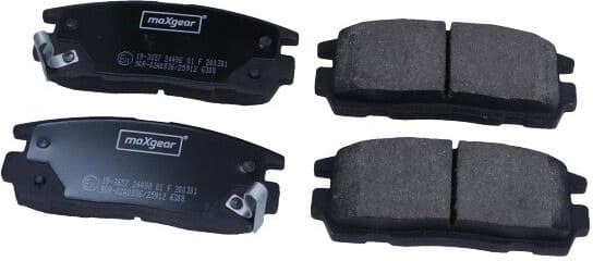 Brake Pad Set, disc brake 19-3657