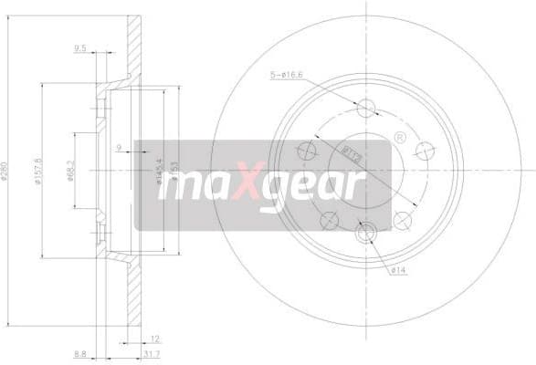Brake Disc 19-0789 - image 2