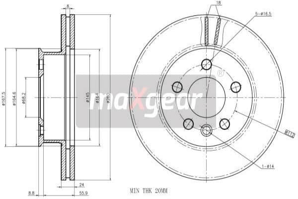 Brake Disc 19-0996
