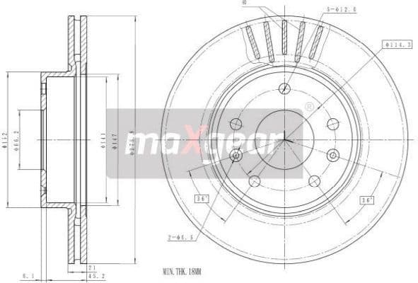 Brake Disc 19-1830 - image 2