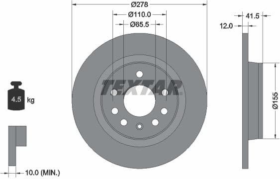 Brake Disc PRO 92118503