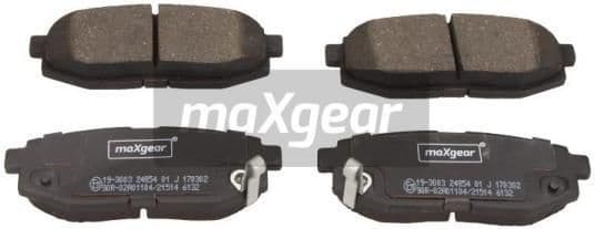 Brake Pad Set, disc brake 19-3003