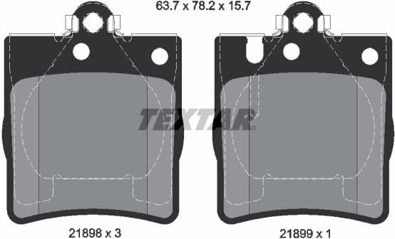 Brake Pad Set, disc brake Q+ 2189803