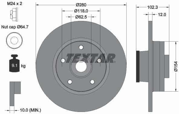 Brake Disc PRO 92153703