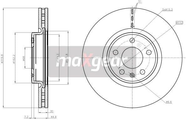 Brake Disc 19-2252