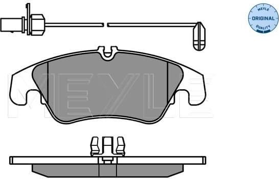 Brake Pad Set, disc brake MEYLE-ORIGINAL: True to OE. 025 247 4319/W