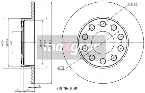 Brake Disc 19-1213