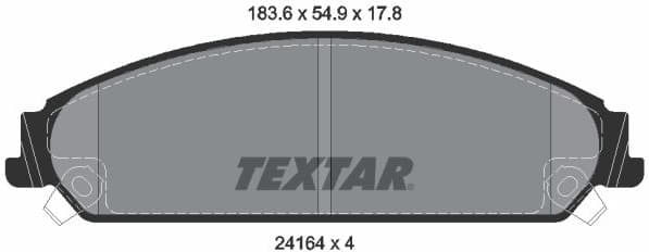 Brake Pad Set, disc brake Q+ 2416401
