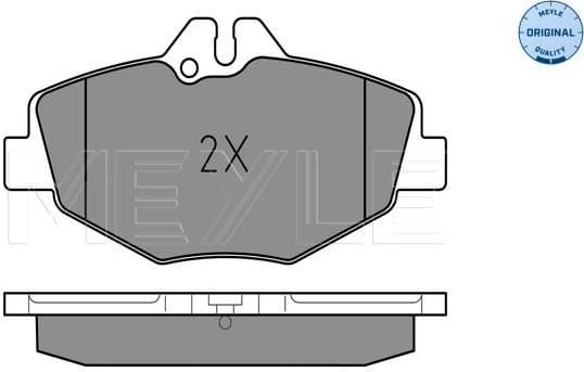 Brake Pad Set, disc brake MEYLE-ORIGINAL: True to OE. 025 237 4320