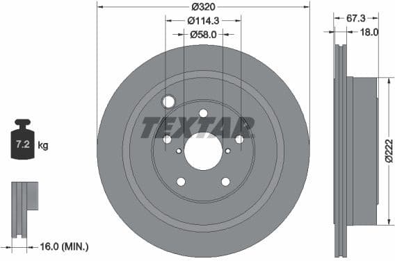 Brake Disc PRO 92255903