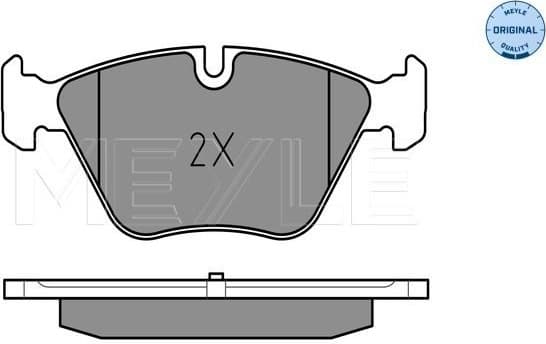 Brake Pad Set, disc brake MEYLE-ORIGINAL: True to OE. 025 237 9420 - image 2
