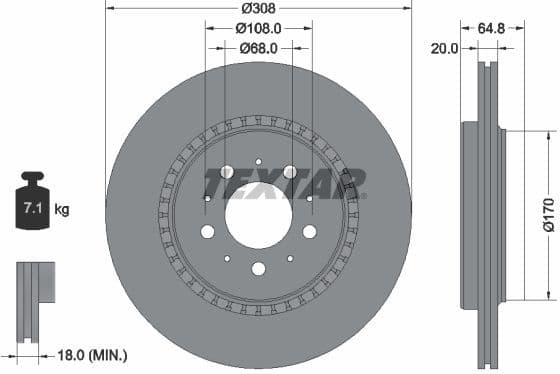 Brake Disc PRO 92126803