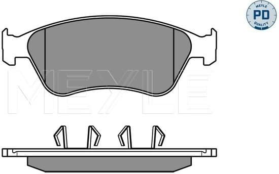 Brake Pad Set, disc brake MEYLE-PD: Advanced performance and design. 025 238 9620/PD - image 2