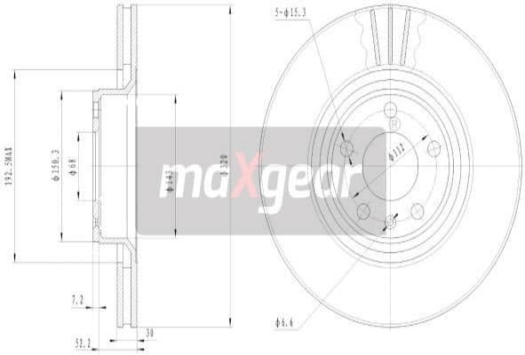 Brake Disc 19-1838
