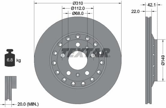 Brake Disc PRO 92152303