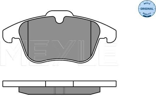 Brake Pad Set, disc brake MEYLE-ORIGINAL: True to OE. 025 243 3218 - image 2