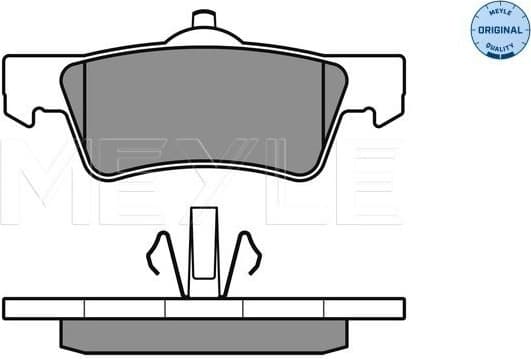 Brake Pad Set, disc brake MEYLE-ORIGINAL: True to OE. 025 243 6719/W - image 2