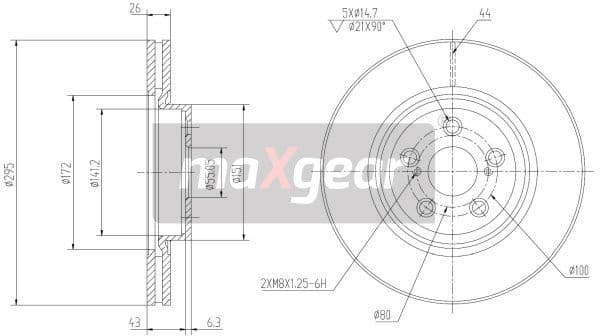 Brake Disc 19-0969 - image 2