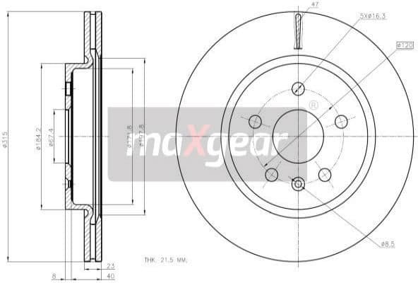 Brake Disc 19-2368