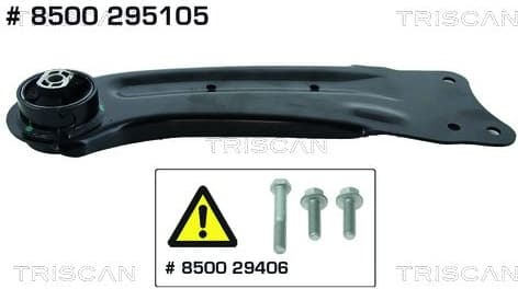 Control/Trailing Arm, wheel suspension 8500 295105