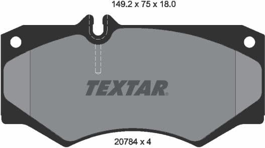 Brake Pad Set, disc brake Q+ 2078401