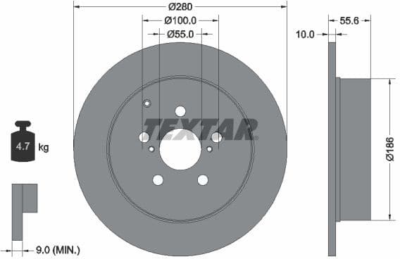 Brake Disc PRO 92135703