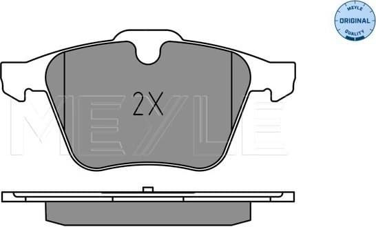 Brake Pad Set, disc brake MEYLE-ORIGINAL: True to OE. 025 241 4218 - image 2