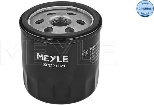 Oil Filter MEYLE-ORIGINAL: True to OE. 100 322 0021