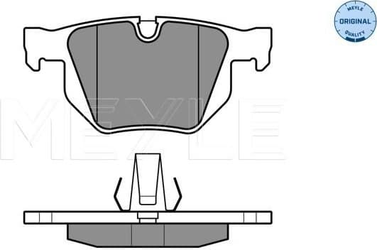 Brake Pad Set, disc brake MEYLE-ORIGINAL: True to OE. 025 212 8217 - image 2