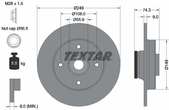 Brake Disc PRO 92194103