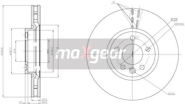 Brake Disc 19-3221