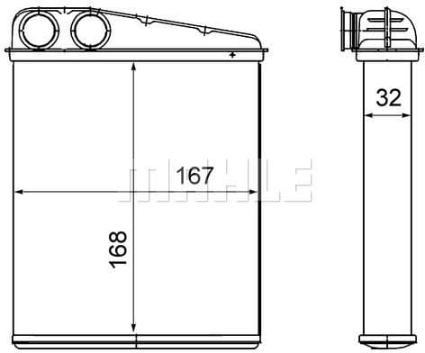 Heat Exchanger, interior heating BEHR AH 16 000S - image 2