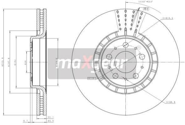 Brake Disc 19-1835