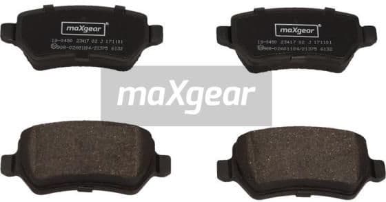 Brake Pad Set, disc brake 19-0450