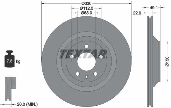 Brake Disc PRO 92132603