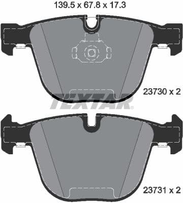 Brake Pad Set, disc brake Q+ 2373001