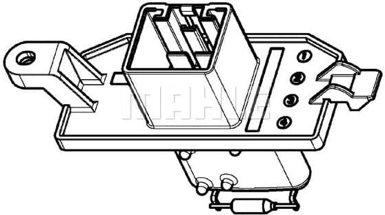 Resistor, interior blower BEHR *** PREMIUM LINE *** ABR 104 000P - image 2
